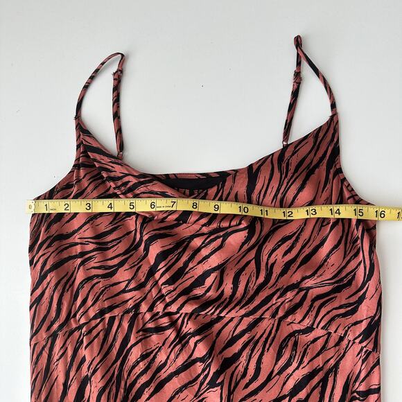 Anthropologie Elyse Zebra Midi Slip Dress - Picture 6 of 7